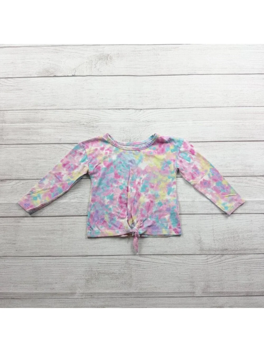 The Children’s Place Tie Dye Toddler Girl Long Sleeve Top 18-24 Months